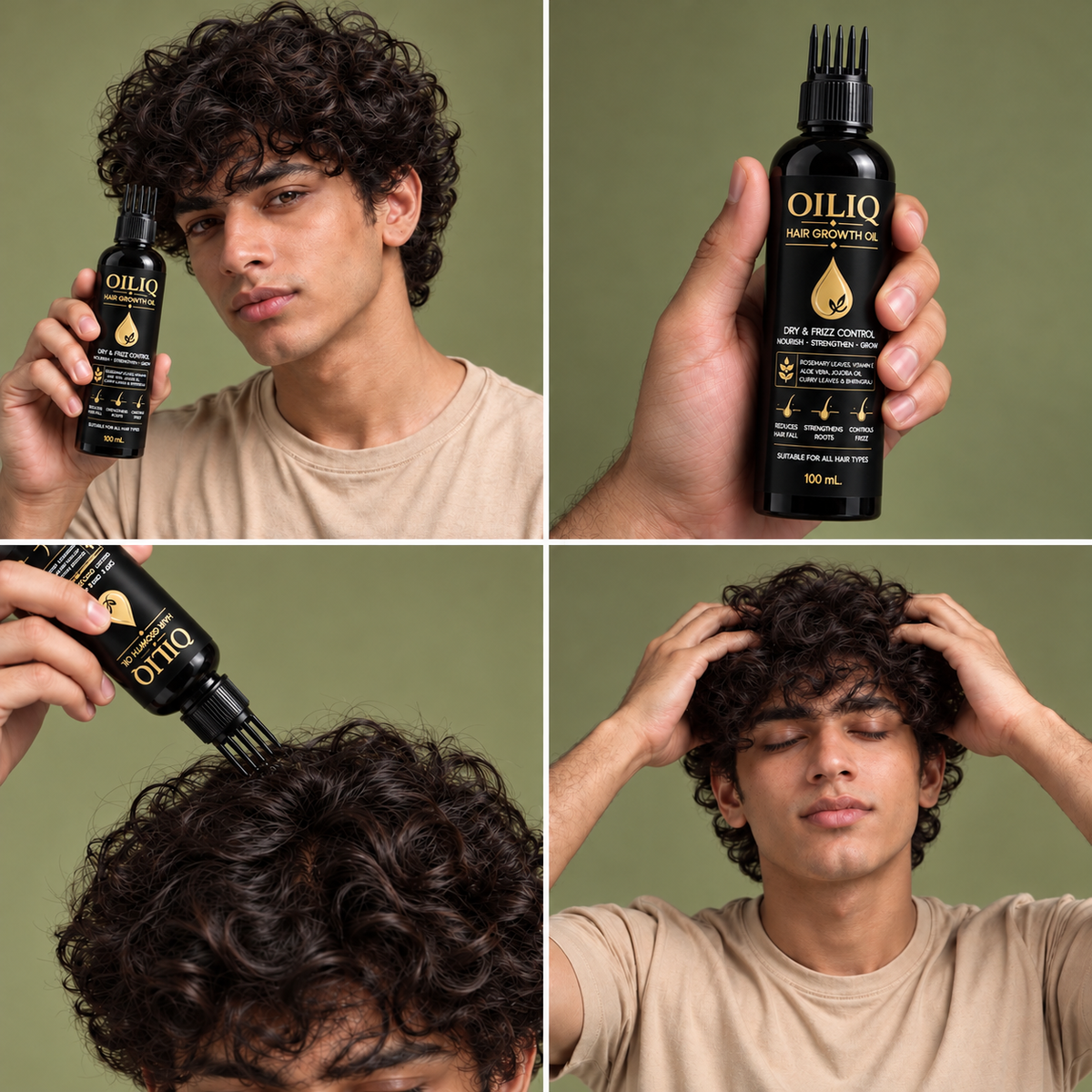 OILIQ Rosemary & Bhringraj Hair Oil | 100 ml